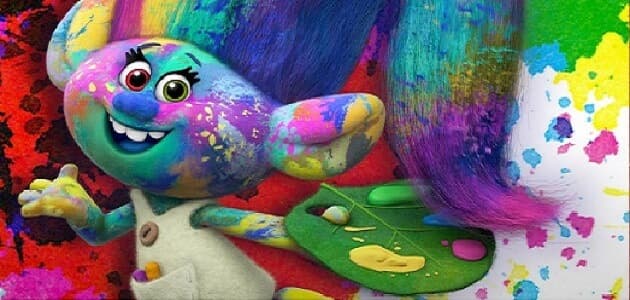 Раскрась Троллей 