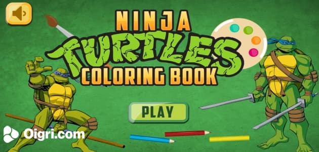 Ninja Turtles Coloring Book