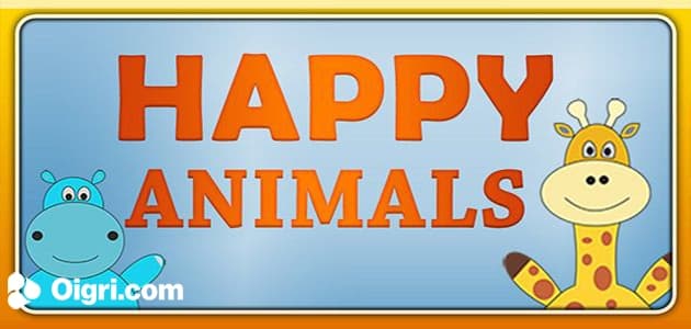 Happy Animals Memory Game